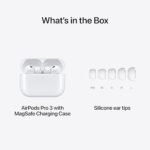 Apple AirPods Pro 3 Wireless Earbuds, Active Noise Cancellation, Live Translation, Heart Rate Sensing,Hearing Aid Feature,Bluetooth Headphones,Spatial Audio, High-Fidelity Sound, USB-C Charging, White Visit the Apple Store - Image 2
