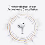 Apple AirPods Pro 3 Wireless Earbuds, Active Noise Cancellation, Live Translation, Heart Rate Sensing,Hearing Aid Feature,Bluetooth Headphones,Spatial Audio, High-Fidelity Sound, USB-C Charging, White Visit the Apple Store - Image 4
