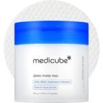 medicube Toner Pads Zero Pore Pad 2.0 | Dual-Textured Facial Pad for Exfoliation and Pore Care with 4.5% AHA Lactic Acid, 0.45% BHA Salicylic Acid | Ideal for All, Korean Skin Care, 70 Pads (1 Pack)