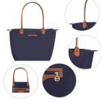 Waterproof Nylon Tote bag for Women Lightweight Designer Handbag with Zipper Stylish and Durable Purse - Image 6