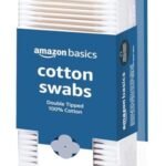 Amazon Basics Cotton Swabs for Personal Hygiene and Baby Care, 500 Count, 1 Pack