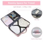 Taygeer Travel Backpack for Women, Carry On Backpack with USB Charging Port & Shoe Pouch, TSA 15.6inch Laptop Mochila Flight Approved, Nurse Bag Casual Daypack for Weekender Business Hiking, Pink - Image 2