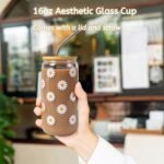 JTEWB Birthday Gifts For Women, Teen Girl, Her, Happy Birthday Gift Box For Girl, Women, Sister, Daughter, Friends, Cute Daisy Aesthetic Glass Cups Gift Set 7pcs - Image 3