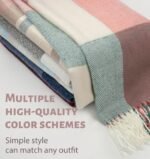 YSense Winter Scarf for Women, Fashion Long Plaid Scarves Warm Big Tartan Blanket Wrap Shawl Ladies Gifts - Image 5