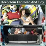 Trunk Organizer for Car, 95L Large Capacity Storage with Non-Slip Bottom Strips and 2 Retractable Straps, Cargo Organizer for Suv, Truck, Sedan, Waterproof Portable Car Organizers for Women Men - Image 4