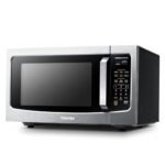 TOSHIBA EM131A5C-BS Countertop Microwave Ovens 1.2 Cu Ft, 12.4" Removable Turntable Smart Humidity Sensor 12 Auto Menus Mute Function ECO Mode Easy Clean Interior Black Color 1000W - Image 7